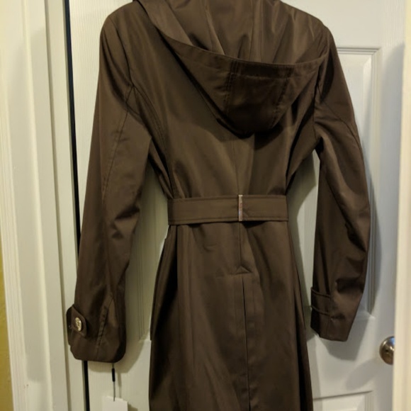 Calvin Klein Belted Water Resistant Trench Coat - Picture 5 of 8